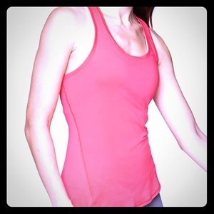 Athleta Chi Racerback Tank Top: Orange/Red